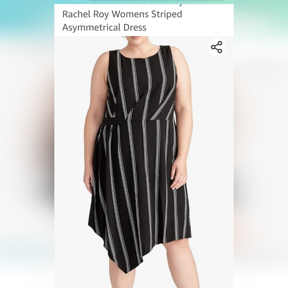 Rachel Roy asymmetrical dress nwt size 16w